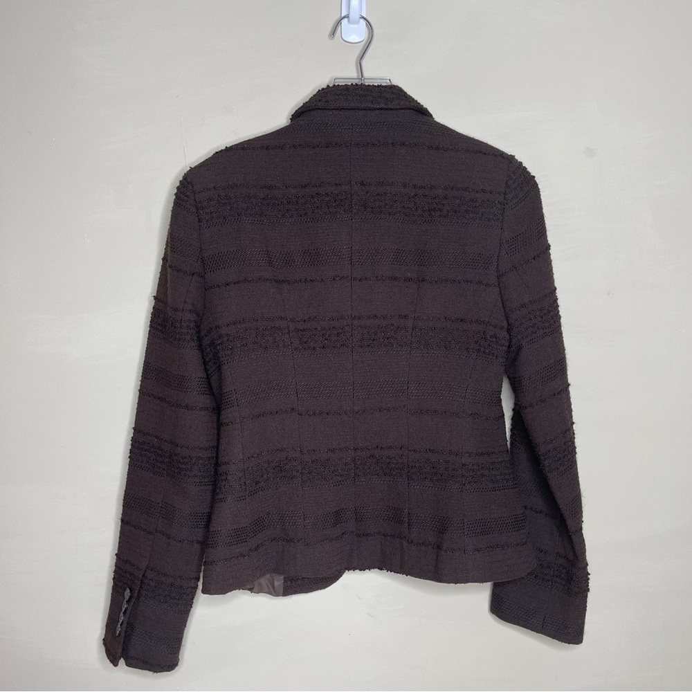 Zara basic brown blazer one button - Picture 4 of 8